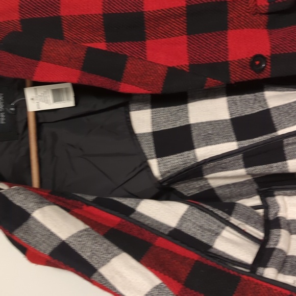 Pink Tartan red buffalo plaid jacket - Picture 10 of 10